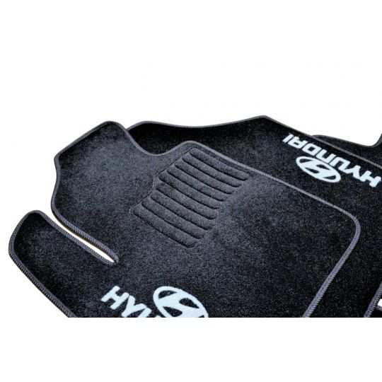 AVTM Коврики в салон текстильные Hyundai Santa Fe II '06-10 Черные (Комплект 5шт.)