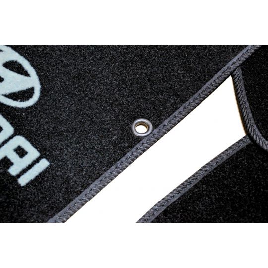 AVTM Коврики в салон текстильные Hyundai Santa Fe II '06-10 Черные (Комплект 5шт.)