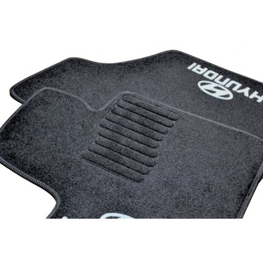 AVTM Коврики в салон текстильные Hyundai Santa Fe II '10-12 Черные (Комплект 5шт.)