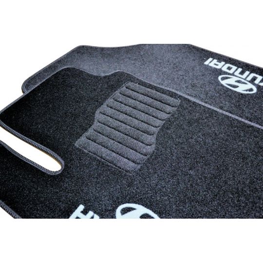 AVTM Коврики в салон текстильные Hyundai Sonata YF '09- Черные (Комплект 5шт.)