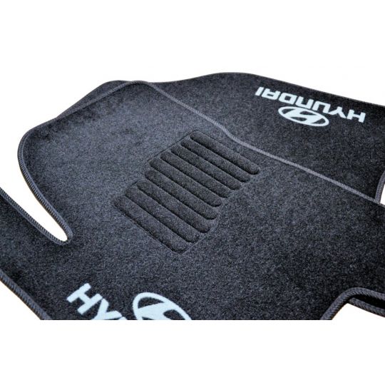 AVTM Коврики в салон текстильные Hyundai Tucson (JM) '04- Черные (Комплект 3шт.)