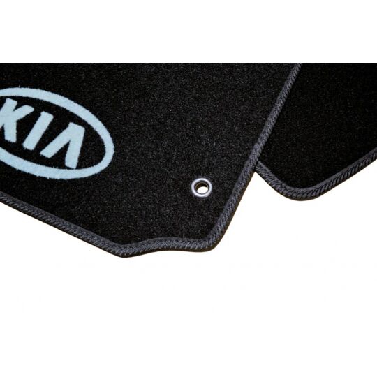 AVTM Коврики в салон текстильные Kia Rio III '11- Черные (Комплект 5шт.)