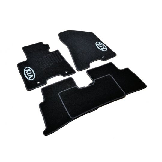AVTM Коврики в салон текстильные Kia Sportage (QL) '15- Черные (Комплект 5шт.)