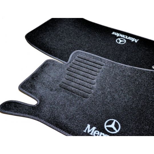 AVTM Коврики в салон текстильные Mercedes-Benz E-Class W210 '95-02 [задний привод] Черные (Комплект 5шт.)