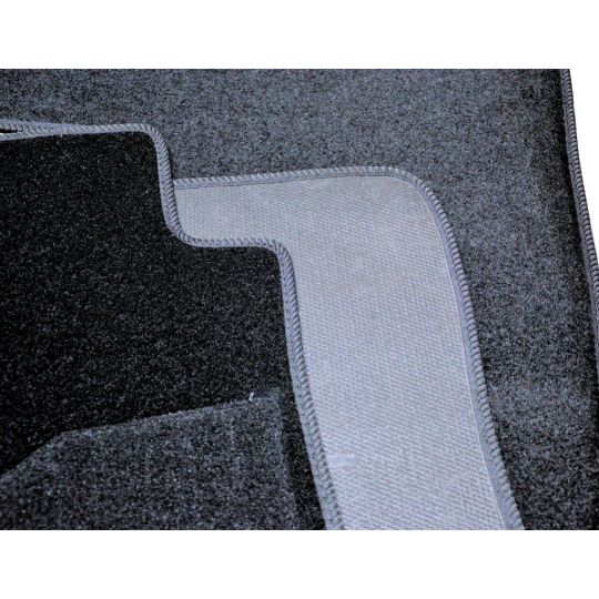 AVTM Коврики в салон текстильные Mitsubishi Pajero IV '06- Черные (Комплект 3шт.)