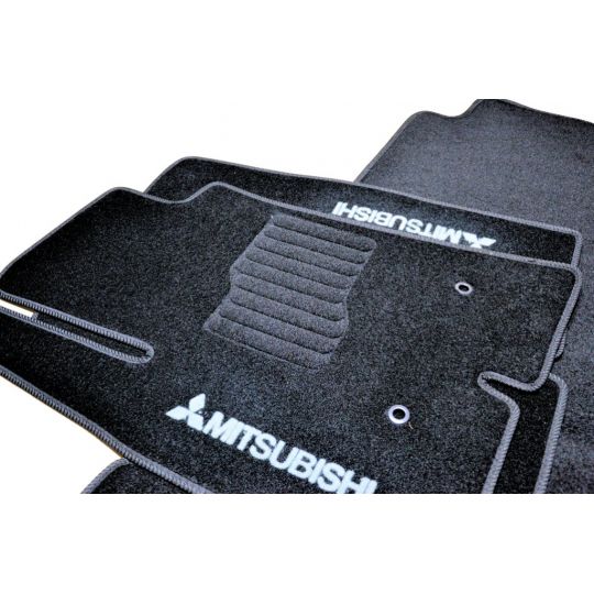 AVTM Коврики в салон текстильные Mitsubishi Pajero IV '06- Черные (Комплект 3шт.)