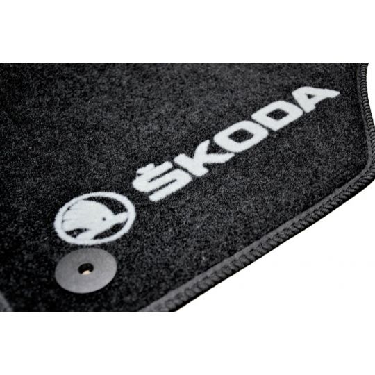 AVTM Коврики в салон текстильные Skoda Octavia (A7) III '13- Черные (Комплект 5шт.)