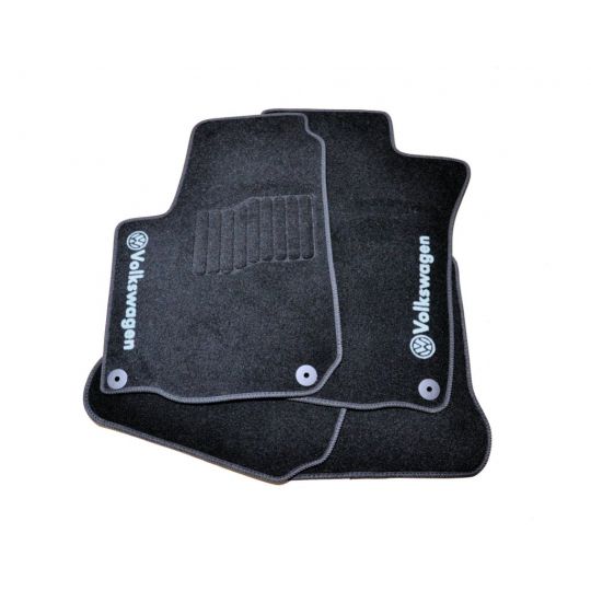 AVTM Коврики в салон текстильные Volkswagen Bora '99-05 Черные (Комплект 5шт.)