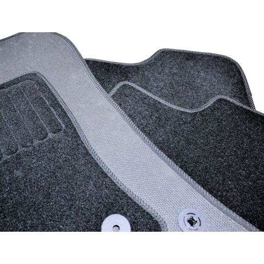 AVTM Коврики в салон текстильные Volkswagen Golf VII '12- Черные (Комплект 5шт.)