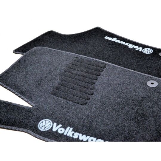 AVTM Коврики в салон текстильные Volkswagen Polo V '09- седан Черные (Комплект 5шт.)