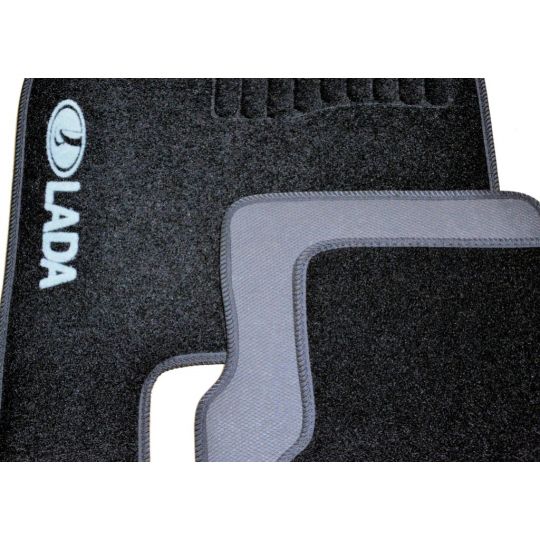 AVTM Коврики в салон текстильные ВАЗ Lada Priora '2170-72 Черный (Комплект 5шт.)