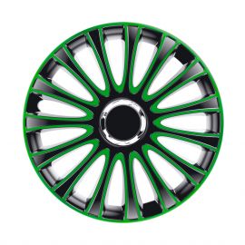 Колпаки 4Racing Le Mans Pro Green&Black R13 (Комплект 4 шт.)