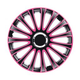 Колпаки 4Racing Le Mans Pro Pink&Black R14 (Комплект 4 шт.)