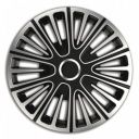 Колпаки 4Racing Motion Silver&Black R14 (Комплект 4 шт.)