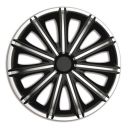 Колпаки 4Racing Nero Silver&Black R15 (Комплект 4 шт.)