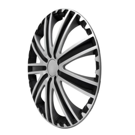 Колпаки 4Racing Toro Silver&Black R16 (Комплект 4 шт.) Колпаки 4Racing Toro Silver&Black R16 (Комплект 4 шт.)