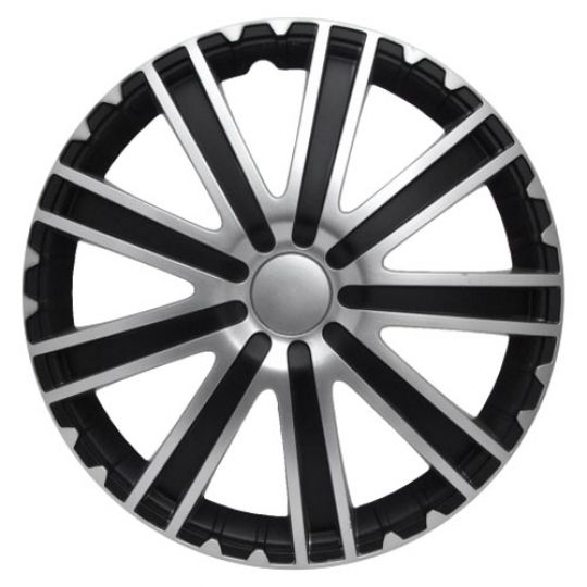 Колпаки 4Racing Toro Silver&Black R16 (Комплект 4 шт.) Колпаки 4Racing Toro Silver&Black R16 (Комплект 4 шт.)