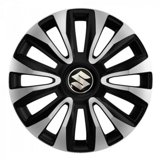 Колпаки 4Racing Avalon Carbon Silver&Black R15 Suzuki (Комплект 4 шт.) Колпаки 4Racing Avalon Carbon Silver&Black R15 Suzuki (Комплект 4 шт.)