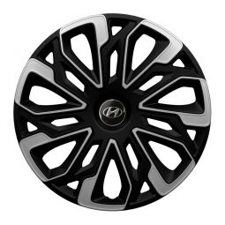 Колпаки 4Racing Estoril Silver&Black R15 Hyundai (Комплект 4 шт.) Колпаки 4Racing Estoril Silver&Black R15 Hyundai (Комплект 4 шт.)