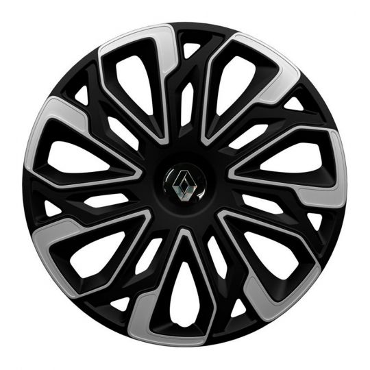 Колпаки 4Racing Estoril Silver&Black R15 Renault (Комплект 4 шт.) Колпаки 4Racing Estoril Silver&Black R15 Renault (Комплект 4 шт.)