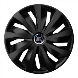 Колпаки 4Racing Grip Pro Black R14 Fiat (Комплект 4 шт.)
