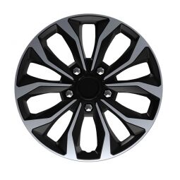 Колпаки 4Racing Hornet Pro Silver&Black R15 (Комплект 4 шт.)