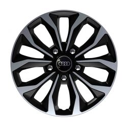 Колпаки 4Racing Hornet Pro Silver&Black R15 Audi (Комплект 4 шт.)