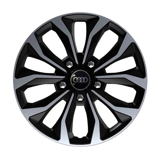 Колпаки 4Racing Hornet Pro Silver&Black R16 Audi (Комплект 4 шт.) Колпаки 4Racing Hornet Pro Silver&Black R16 Audi (Комплект 4 шт.)