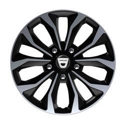 Колпаки 4Racing Hornet Pro Silver&Black R15 Dacia (Комплект 4 шт.)