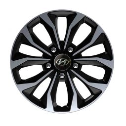 Колпаки 4Racing Hornet Pro Silver&Black R15 Hyundai (Комплект 4 шт.)