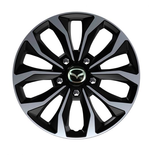 Колпаки 4Racing Hornet Pro Silver&Black R15 Mazda (Комплект 4 шт.) Колпаки 4Racing Hornet Pro Silver&Black R15 Mazda (Комплект 4 шт.)