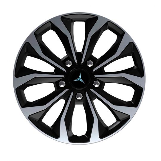 Колпаки 4Racing Hornet Pro Silver&Black R16 Mercedes-Benz (Комплект 4 шт.) Колпаки 4Racing Hornet Pro Silver&Black R16 Mercedes-Benz (Комплект 4 шт.)