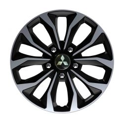Колпаки 4Racing Hornet Pro Silver&Black R15 Mitsubishi (Комплект 4 шт.)