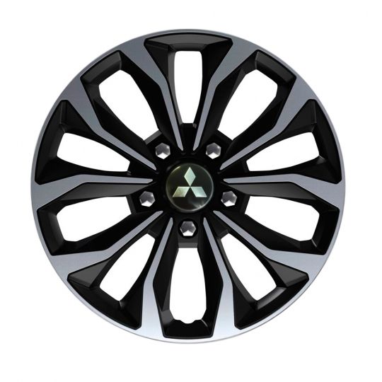 Колпаки 4Racing Hornet Pro Silver&Black R15 Mitsubishi (Комплект 4 шт.) Колпаки 4Racing Hornet Pro Silver&Black R15 Mitsubishi (Комплект 4 шт.)