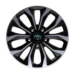 Колпаки 4Racing Hornet Pro Silver&Black R15 Toyota (Комплект 4 шт.)