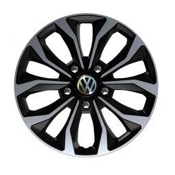 Колпаки 4Racing Hornet Pro Silver&Black R15 Volkswagen (Комплект 4 шт.)