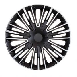 4 RACING Jerez Silver&Black R16 Колпаки для колес (Комплект 4 шт.)
