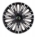 4 RACING Jerez Silver&Black R16 Колпаки для колес с логотипом Mazda (Комплект 4 шт.)