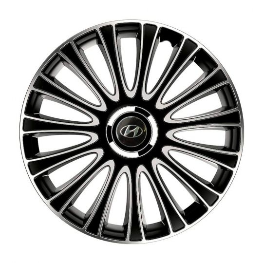 Колпаки 4Racing Le Mans Pro Silver&Black R13 Hyundai (Комплект 4 шт.) Колпаки 4Racing Le Mans Pro Silver&Black R13 Hyundai (Комплект 4 шт.)