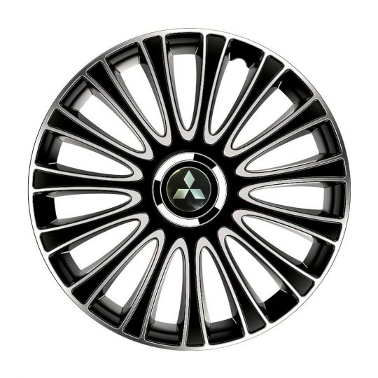 Колпаки 4Racing Le Mans Pro Silver&Black R13 Mitsubishi (Комплект 4 шт.) Колпаки 4Racing Le Mans Pro Silver&Black R13 Mitsubishi (Комплект 4 шт.)
