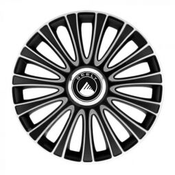 Колпаки 4Racing Le Mans Pro Silver&Black R14 Geely (Комплект 4 шт.)