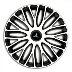 Колпаки 4Racing Mugello White&Black R16 Mercedes-Benz (Комплект 4 шт.)