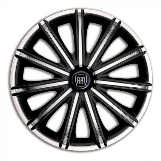 Колпаки 4Racing Nero Silver&Black R18 Fiat (Комплект 4 шт.) Колпаки 4Racing Nero Silver&Black R18 Fiat (Комплект 4 шт.)