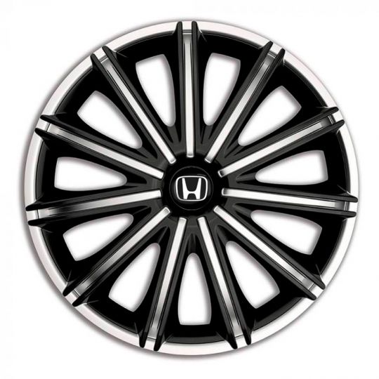 Колпаки 4Racing Nero Silver&Black R18 Honda (Комплект 4 шт.)