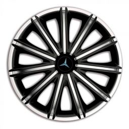 Колпаки 4Racing Nero Silver&Black R18 Mercedes-Benz (Комплект 4 шт.)