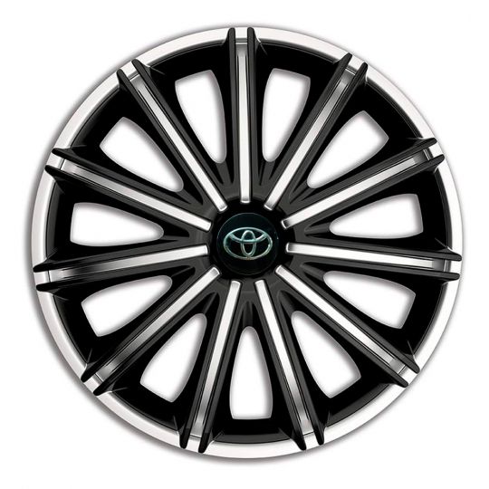 Колпаки 4Racing Nero Silver&Black R18 Toyota (Комплект 4 шт.) Колпаки 4Racing Nero Silver&Black R18 Toyota (Комплект 4 шт.)