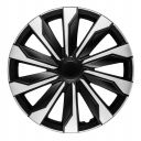 Колпаки 4Racing Typhoon Silver&Black R17 (Комплект 4 шт.)