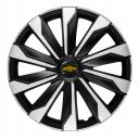 Колпаки 4Racing Typhoon Silver&Black R16 Chevrolet (Комплект 4 шт.)