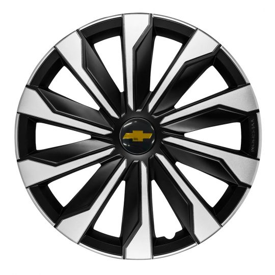 Колпаки 4Racing Typhoon Silver&Black R16 Chevrolet (Комплект 4 шт.) Колпаки 4Racing Typhoon Silver&Black R16 Chevrolet (Комплект 4 шт.)