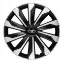 Колпаки 4Racing Typhoon Silver&Black R16 Daewoo (Комплект 4 шт.)
